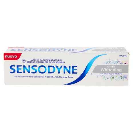 Sensodyne Dentifricio Gentle Whitening per Denti Sensibili, Effetto Sbiancante 75 ml